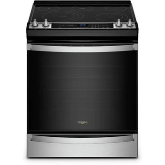 The Brick Whirlpool 6.4 cu. ft. electric range with 7-in-1 air fry oven - ywee745h0lz offer