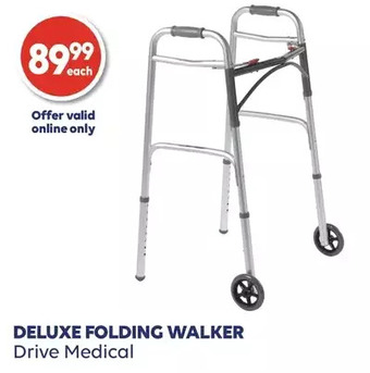 Wellwise by Shoppers Drive medical deluxe folding walker offer