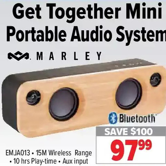 2001 Audio Video Marley get together mini portable audio system offer