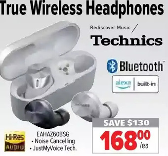 2001 Audio Video Technics true wireless headphones offer