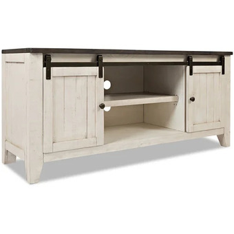 The Brick Madison 60 barn door tv stand – white offer