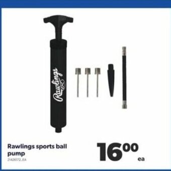 Real Canadian Superstore Rawlings sports ball pump offer