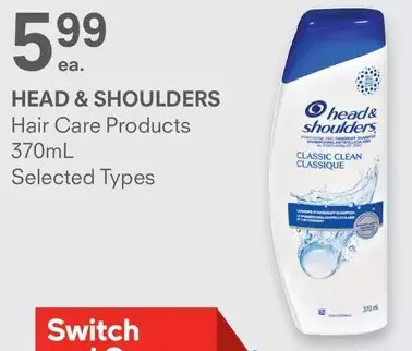 Guardian Pharmacy Head & shoulders hair care products offer