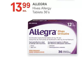 Guardian Pharmacy Allegra hives allergy tablets offer