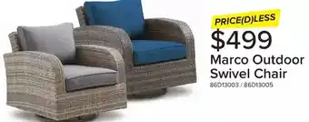 Leon's Marco outdoor swivel chair offer