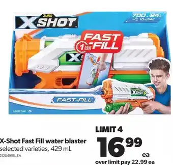 Real Canadian Superstore X-shot fast fill water blaster offer
