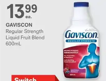 Guardian Pharmacy Gaviscon regular strength liquid fruit blend offer