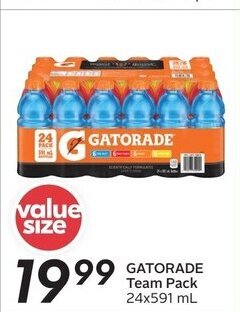 Sobeys GATORADE Team Pack 24x591 mL offer