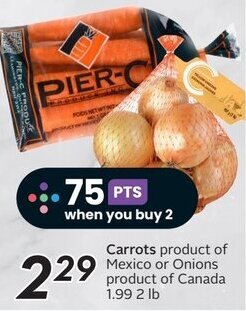 Sobeys Carrots or Onions offer