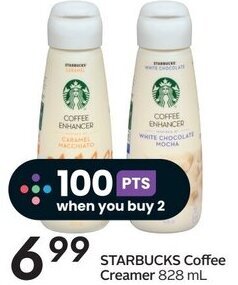 Sobeys STARBUCKS Coffee Creamer 828 mL offer