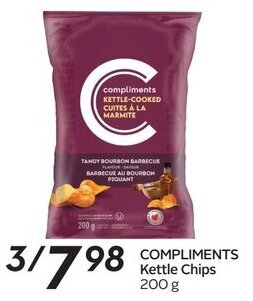 Sobeys COMPLIMENTS Kettle Chips 200 g offer