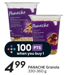 Sobeys PANACHE Granola 330-360 g offer