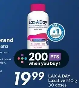 Sobeys LAX A DAY Laxative 510 g 30 doses offer
