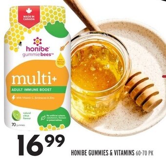 Sobeys HONIBE GUMMIES & VITAMINS 60-70 PK offer