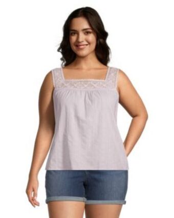 Mark's Women's crochet yoke tank offer