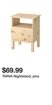 IKEA Tarva nightstand, pine offer