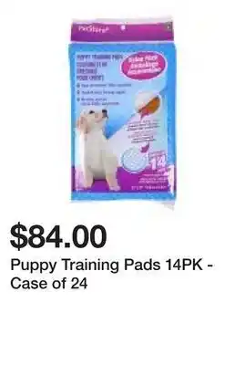 Dollarama Puppy training pads 14pk - case of 24 offer