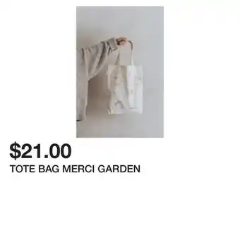 Chapters Indigo Tote bag merci garden offer
