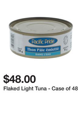 Dollarama Flaked light tuna - case of 48 offer