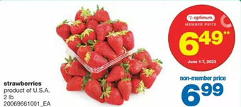 Wholesale Club Strawberries offer