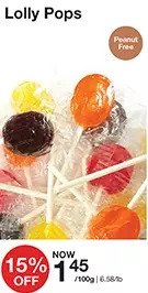 Bulk Barn Lolly pops offer