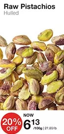 Bulk Barn Raw pistachios offer