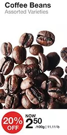Bulk Barn Coffee beans offer