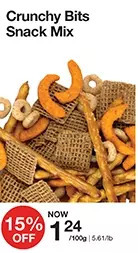 Crunchy bits snack mix