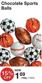 Bulk Barn Chocolate sports balls offer