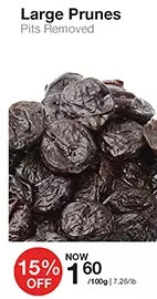 Bulk Barn Large prunes offer