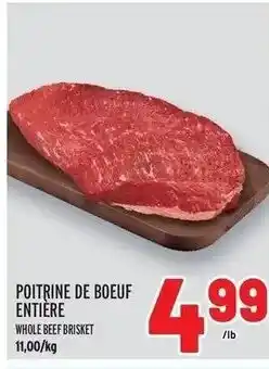 Metro WHOLE BEEF BRISKET 11,00/kg offer