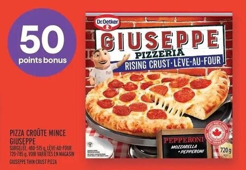 Metro GIUSEPPE THIN CRUST PIZZA offer
