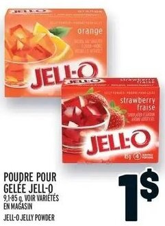 Metro JELL-O JELLY POWDER offer