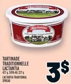 Metro LACTANTIA TRADITIONAL SPREAD offer