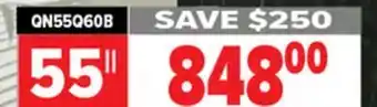 2001 Audio Video Samsung 55 qled 4k smart tv offer