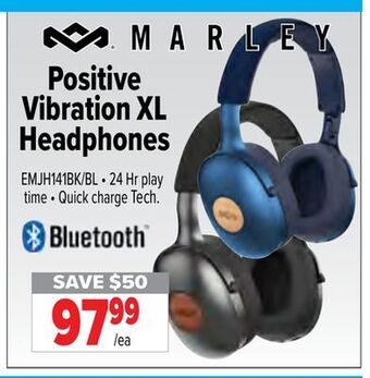 2001 Audio Video Marley positive vibration xl headphones offer