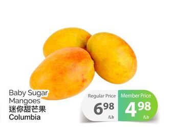 T&T Supermarket Baby sugar mangoes offer