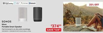 Visions Electronics Sonos move portable smart speaker offer