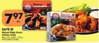 Giant Tiger Watson Ridge frozen chicken wings offer