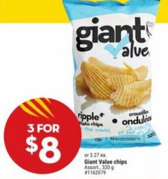 Giant Tiger Giant Value chips Assort, 320 g offer