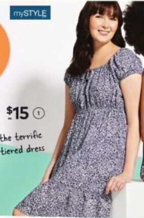 Giant Tiger 1. The tiered dress, S-XL, #1258956. offer