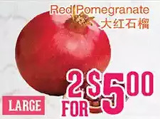 Red pomegranate
