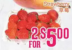 Grant's Foodmart Strawberry offer