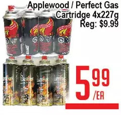 Skyland Foodmart Applewood / perfect gas cartridge offer