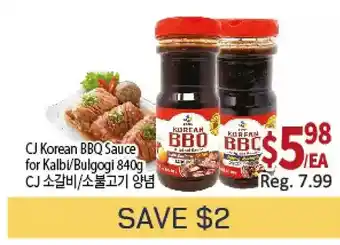 Galleria Supermarket Cj korean bbq sauce for kalbi/bulgogi offer