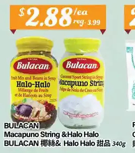Btrust Supermarket Bulacan macapuno string & halo halo offer