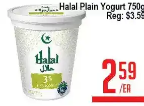 Skyland Foodmart Halal plain yogurt offer