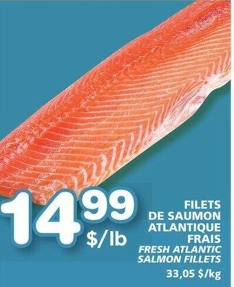 IGA FRESH ATLANTIC SALMON FILLETS offer