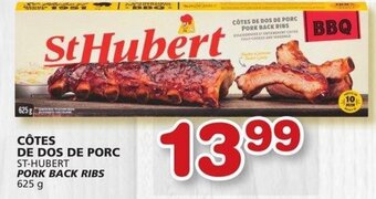 IGA PORK BACK RIBS offer