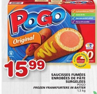 IGA FROZEN FRANKFURTERS IN BATTER offer